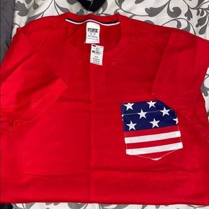 Pink American Flag TShirt